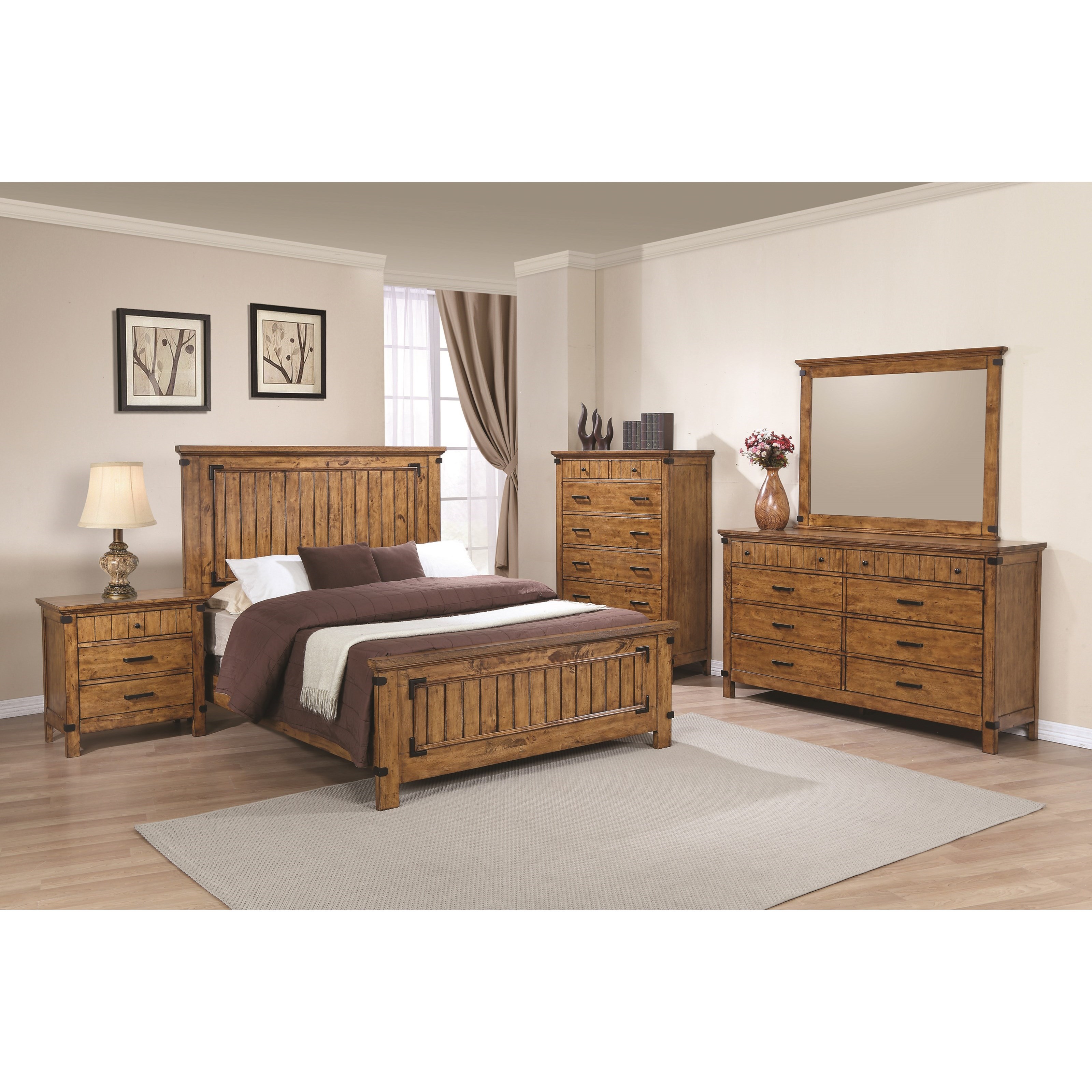 Coaster Brenner California King Bedroom Group A1 Furniture & Mattress